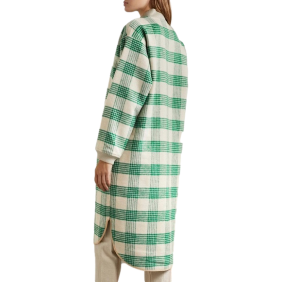 The Great Long Plaid Bomber Jacket - Picture 2 of 12